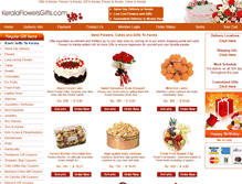 Tablet Screenshot of keralaflowersgifts.com